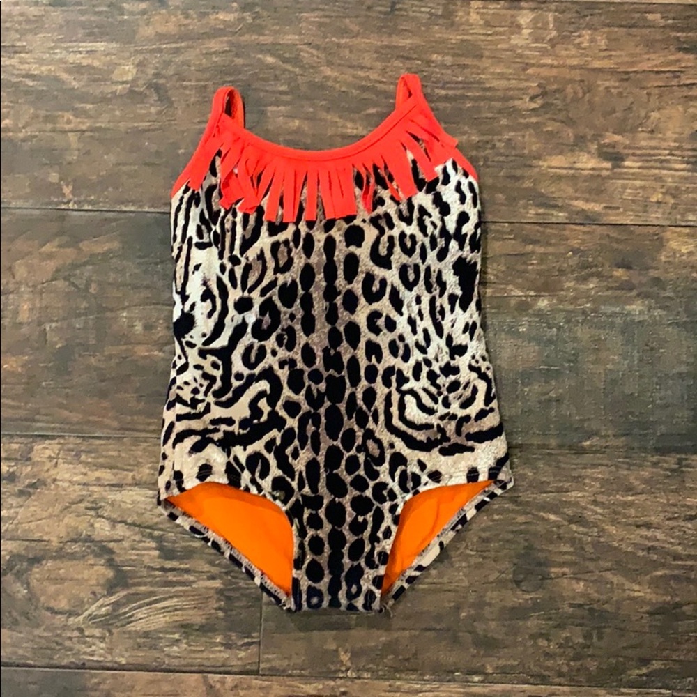 Girls Cheetah One Piece 24M